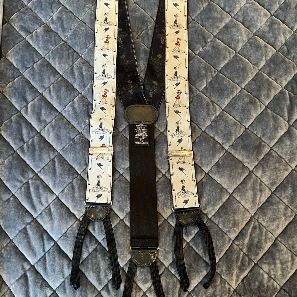 Ferrell Reed Silk Suspenders - Picture 2 of 7